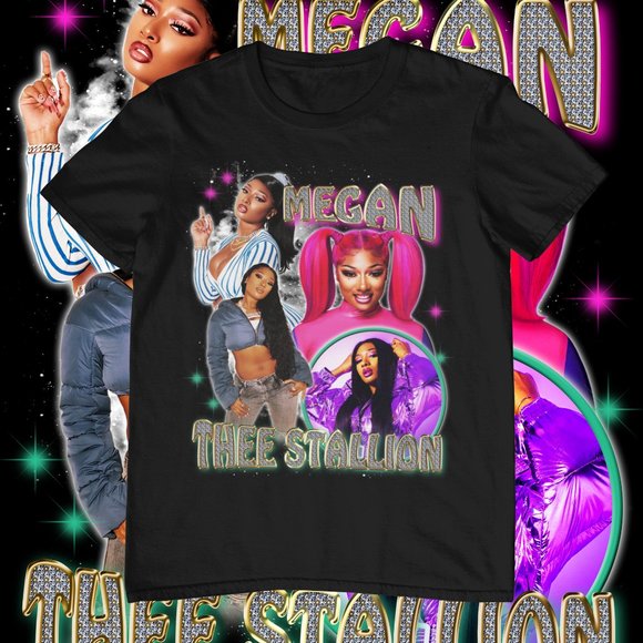 Megan Thee Stallion | Graphic T-shirt | Custom Made | Bootleg | Cotton Tee - Picture 1 of 2